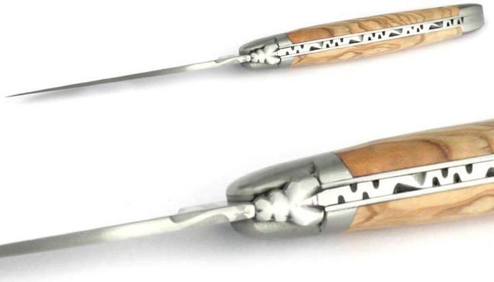 Actual product image Laguiole en Aubrac Steak knife olive wood (6 Piece, Knife)