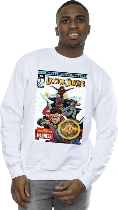 Actual product image Mens Doctor Strange Comic Cover Sweatshirt (XXL)