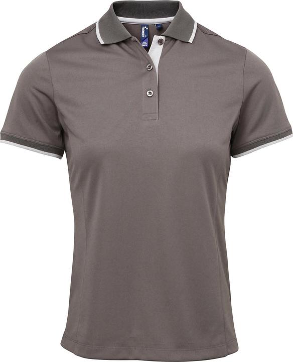 Premier Kontrast CoolKaro Polo Shirt