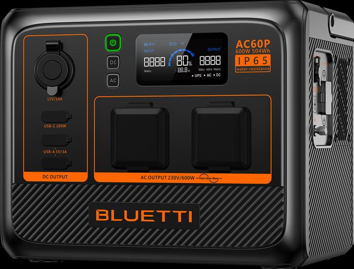Produktbild Bluetti AC60P (504 Wh, 9.10 kg)