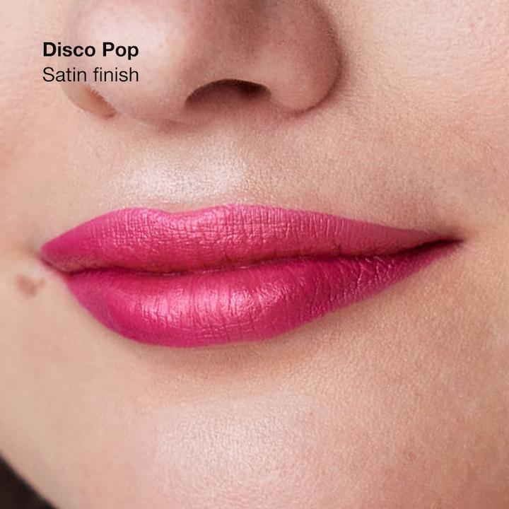 Actual product image Clinique Pop Longwear Lipstick Disco Pop - Satin 3.9g (Disco Pop)