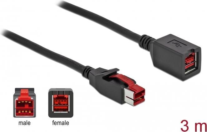 Produktbild Delock PoweredUSB extension cable (3 m)