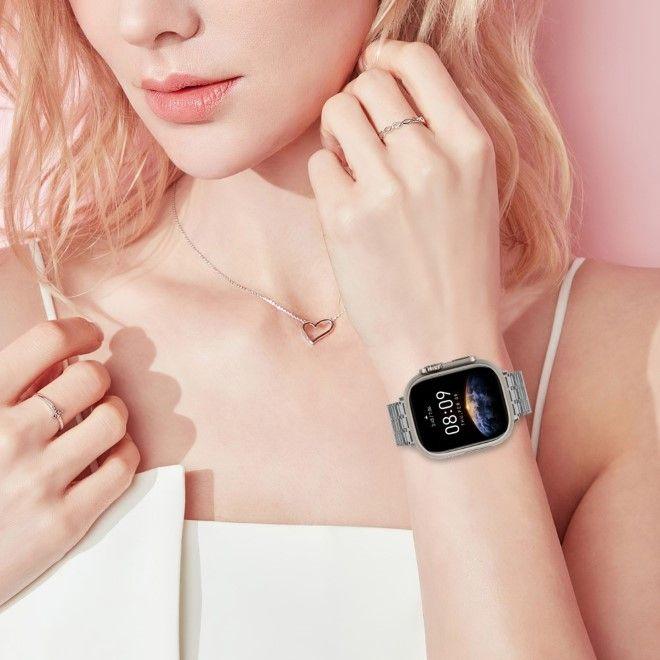 Produktbild MU Classic Stainless Steel Series Edelstahl Armband (24 mm, 42 mm, 44 mm, 45 mm, Edelstahl, Apple Watch Series 8, Apple Watch Series 3, Apple Watch Series 9, Apple Watch Series 1, Apple Watch Series 2, Apple Watch Series 7, Apple Watch Series 4, Apple Watch SE, Apple Watch Series 6, Apple Watch Series 5)