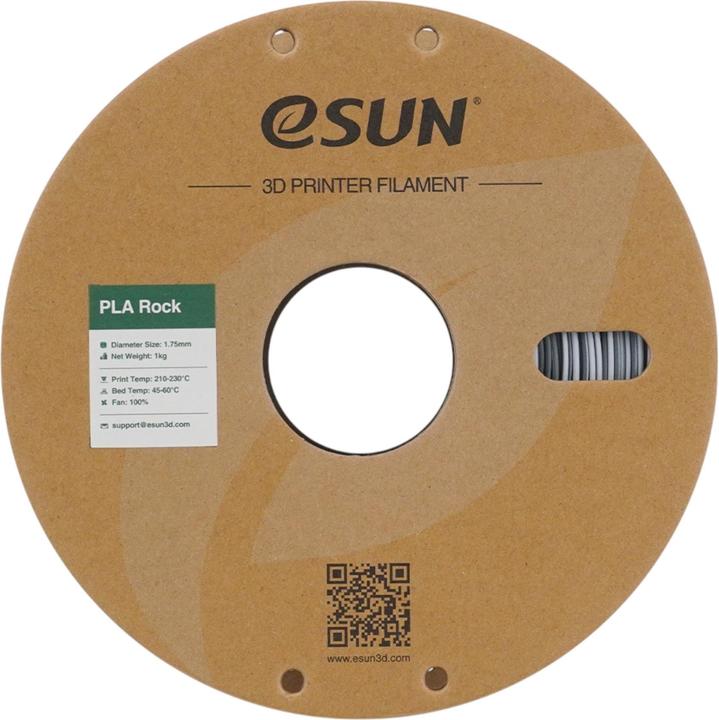 Image du produit eSUN PLA ROCK 1,75mm LIMESTONE 1kg (PLA, 1.75 mm, 1000 g, Gris)