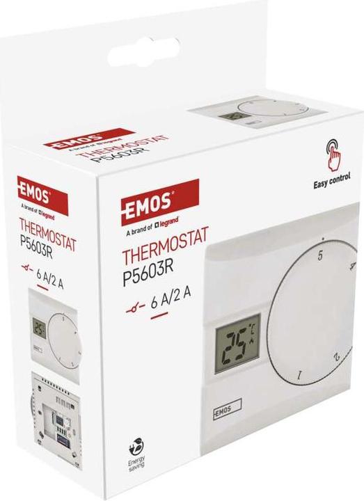 Actual product image Emos Room thermostat P5603R, manual, wired