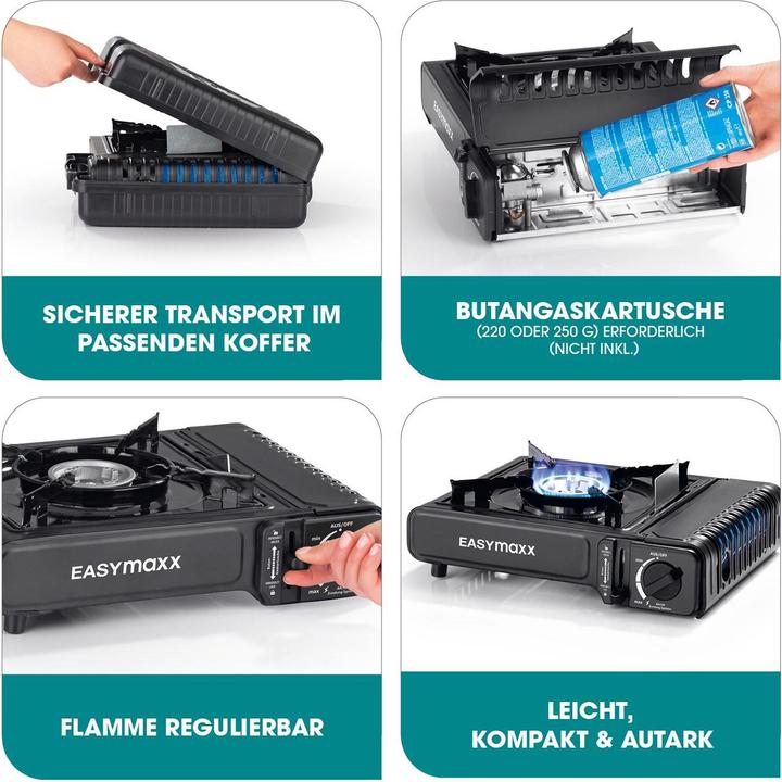 Image du produit Easymaxx Gaskocher inkl. Koffer