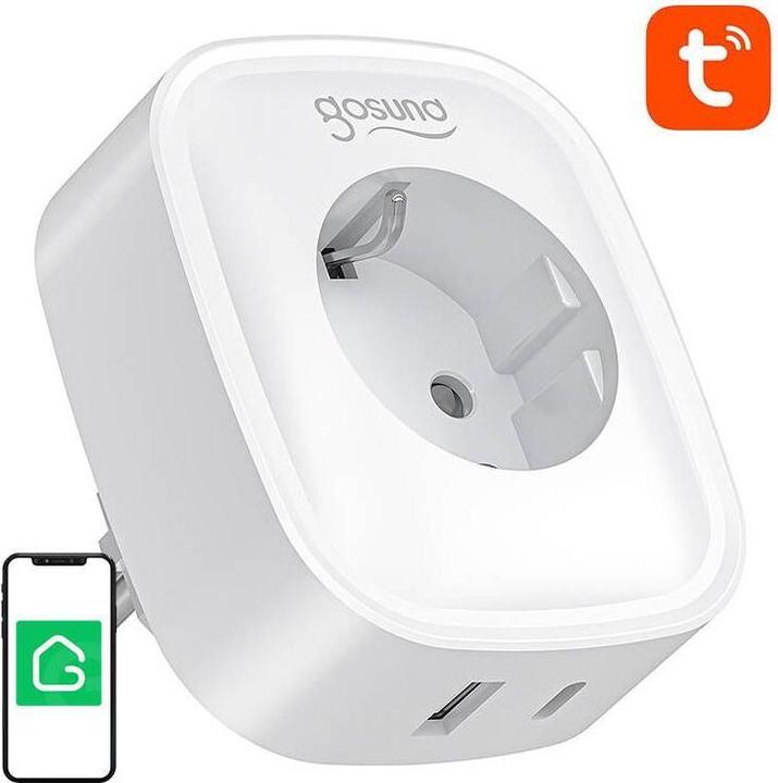 Gosund SP6 16A USB-C 20W Tuya presa intelligente WiFi/Bluetooth