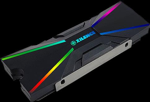 Actual product image Xilence M2SSD.B.ARGB Memory Module Cooler Black 1 piece(s)