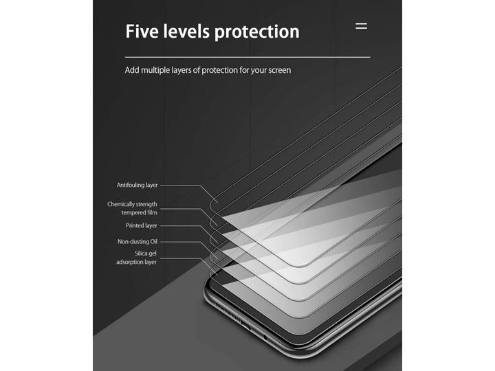 Produktbild Screenguard Google Pixel 4a Full Screen Panzerglas Schutzfolie 2.5D 9H (1 Stück, Google Pixel 4a)
