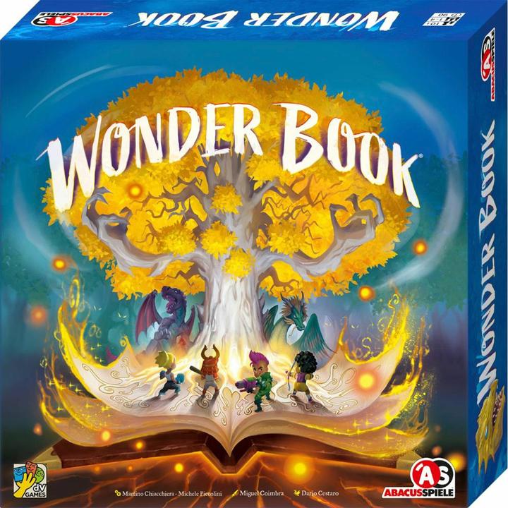 Immagine prodotto Abacus ABA33211 - Wonder Book, gioco da tavolo, per 1-4 giocatori, da 10 anni (edizione EN, DE) (Inglese)