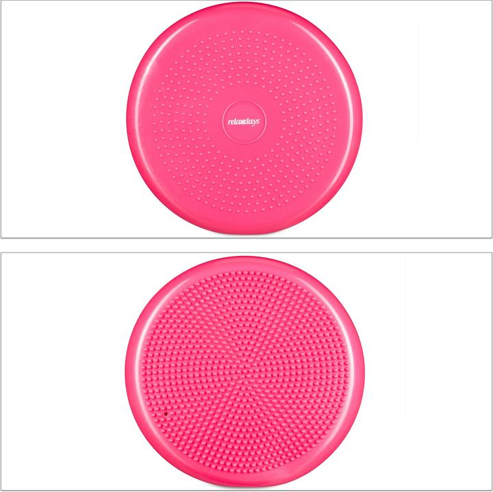Actual product image Relaxdays 33 cm Balance Disc with Air Pump