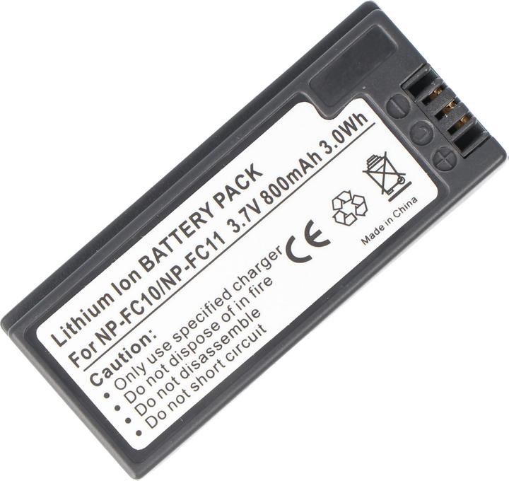 Image du produit Sony Batterie rechargeable NP-FC10, NP-FC11 Batterie rechargeable DSC-F77, DSC-P10, DSC-P12 (Batterie)