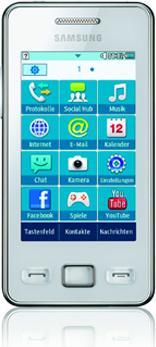 Productafbeelding Samsung S5260 Ster II (0.03 GB, 3", 3.15 Mpx, 2G)