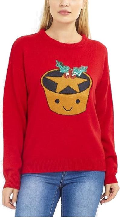 Produktbild Brave Soul Pullover weihnachtliches Design (XS)