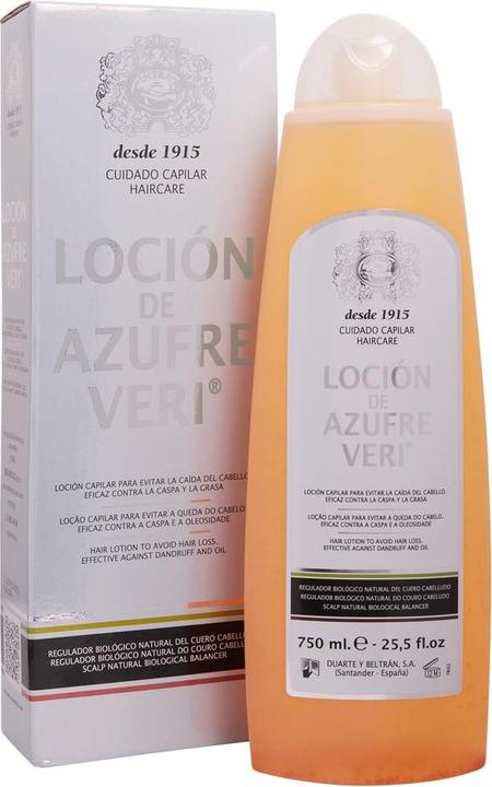 Produktbild Inteacosmetics AZUFRE VERI locion anti-caída 750 ml (750 ml)