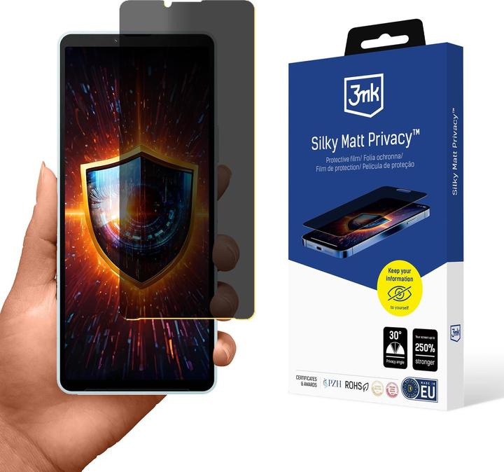 Image du produit 3MK Folia ochronna prywatyzujÄ ca matowa Silky Matt Privacy na Sony Xperia 10 VI (Sony Xperia 10 VI)