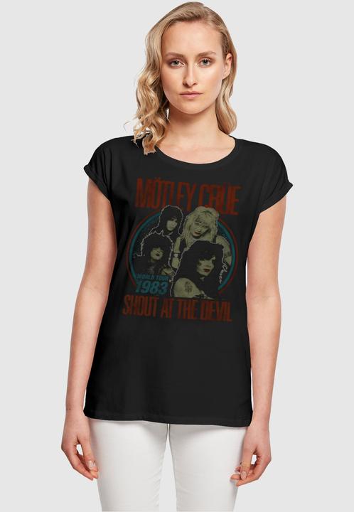 Produktbild Merchcode Ladies Motley Crue - SATD Tour 1983 Extended Shoulder Tee - 114109 (XL)