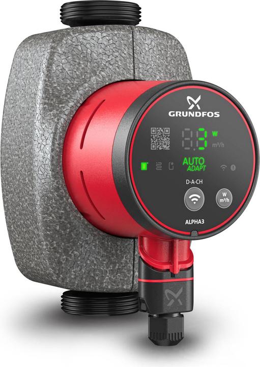 Actual product image Grundfos High-efficiency circulation pump ALPHA3 25-60 180 mm 1 1/2" 99371929
