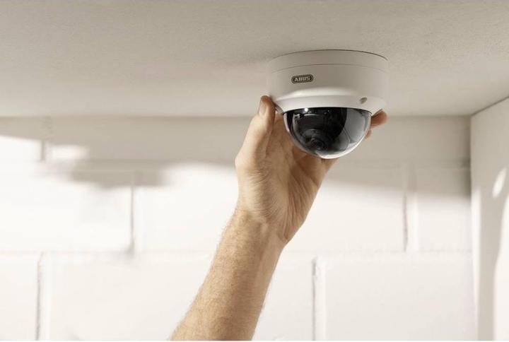 Actual product image Abus Alarm IP Video Surveillance 8MPx Mini Dome (3840 x 2160 pixels)