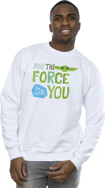Immagine prodotto Star Wars The Mandalorian May The Force Be With You Felpa Uomo (XXL)