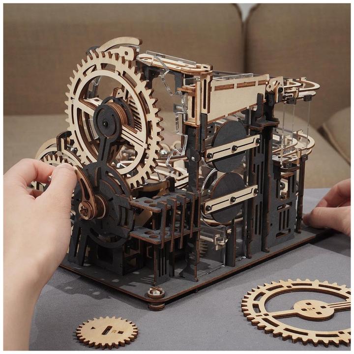 Produktbild Rokr Night City Kugelbahn - 3D Holzbausatz