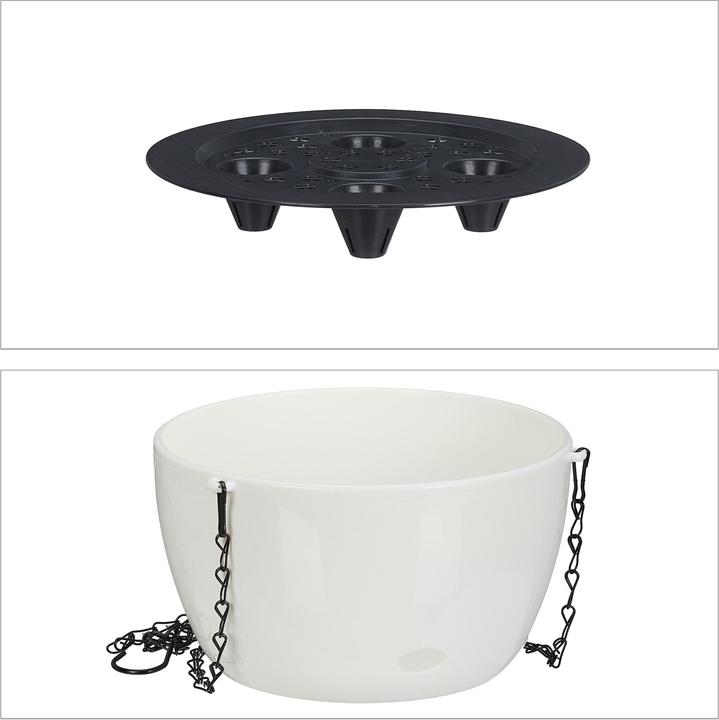 Image du produit Relaxdays 2x pots de fleurs (24 cm)