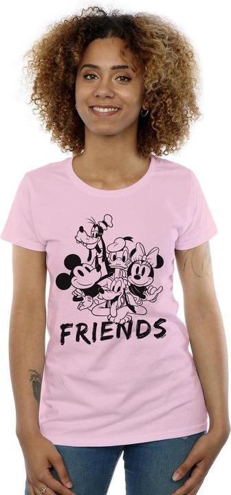 Actual product image Disney Womens/Ladies Mickey Mouse And Friends Cotton T-Shirt (XL)