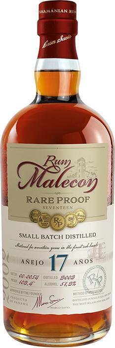 Malecon Añejo 17 Años RARE PROOF 2006 in wooden box
