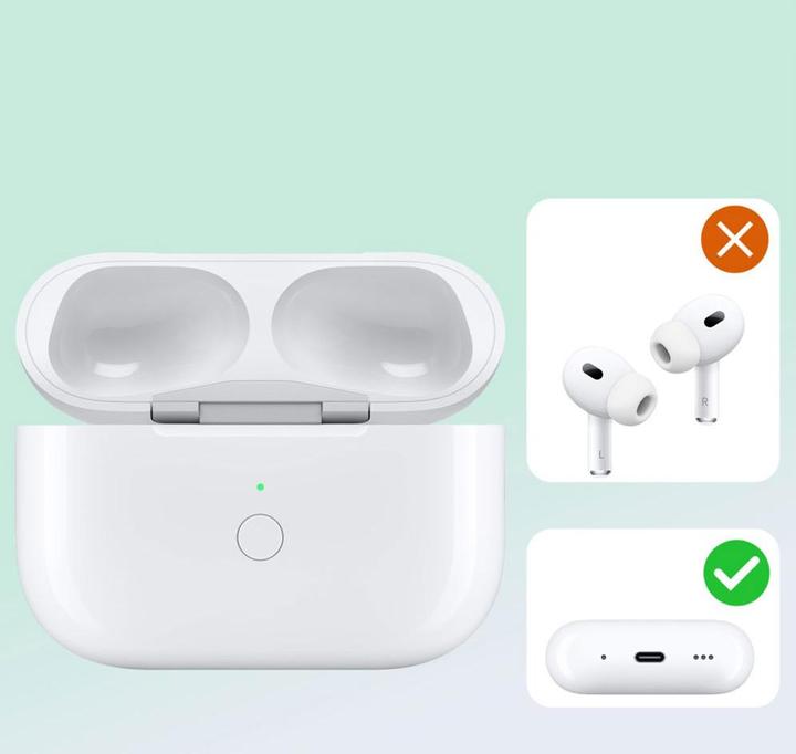 Produktbild Deltalabs Ladecase für AirPods Pro / AirPods Pro 2 Kopfhörer (Ladecase Hülle)