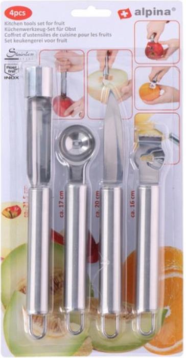 Actual product image alpina Tools for fruit 4pcs SS