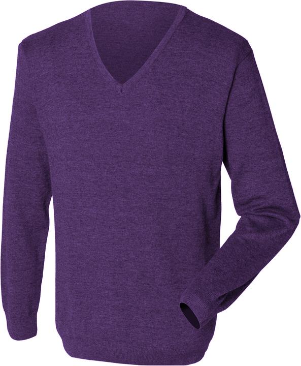 Henbury FeinstrickPullover Sweatshirt mit VAusschnitt