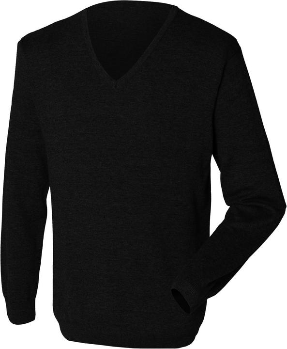 Produktbild Henbury FeinstrickPullover Sweatshirt mit VAusschnitt (XXL)