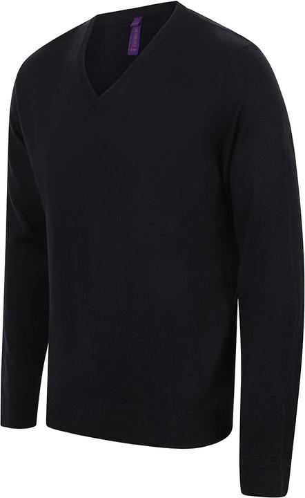 Produktbild Henbury FeinstrickPullover Sweatshirt mit VAusschnitt (XXL)