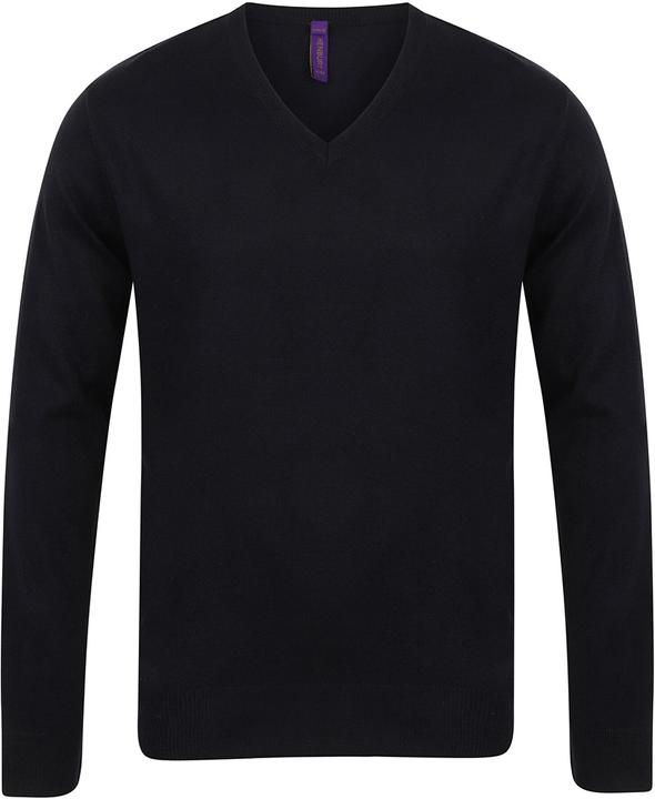Produktbild Henbury FeinstrickPullover Sweatshirt mit VAusschnitt (XXL)