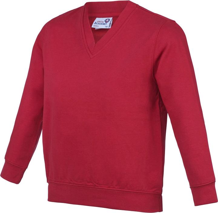 Awdis Academy Junior Schul Sweatshirt mit VAusschnitt (2 StückPackung)
