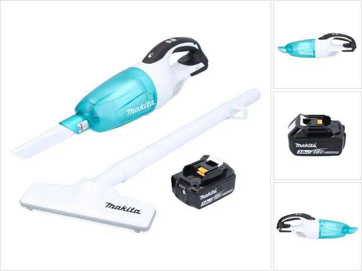 Productafbeelding Makita DCL 181 FF1WX Snoerloze stofzuiger 18 V 53 mbar 0,65 L + 1x oplaadbare batterij 3,0 Ah - zonder