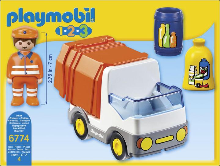 Actual product image Playmobil refuse truck (6774, Playmobil 1.2.3)