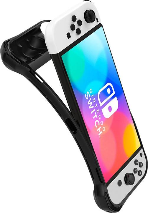 Actual product image Spigen Rugged Armor Nintendo Switch OLED Matte Black (Switch OLED)
