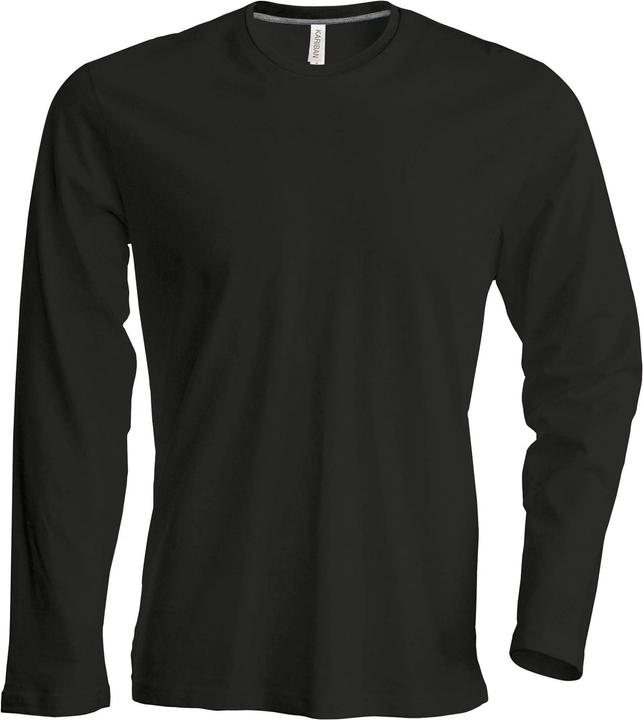 Image du produit Kariban T-shirt slim fit à col rond manches longues (XL)