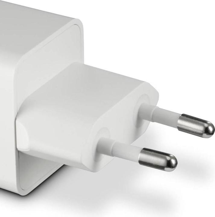 Actual product image Hama Fast charger, USB-C, PD/QC/GaN, super mini charger, 45 W, white (45 W)