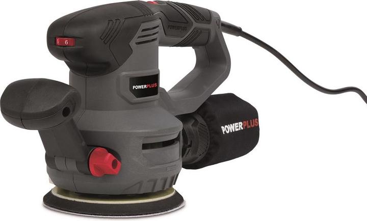 Produktbild Powerplus Exzenterschleifer 450W Ø 125mm - 5 Acc. (Schwingschleifer, 450 W)
