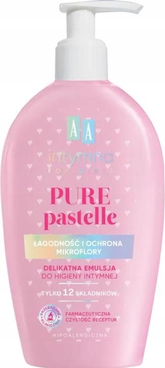 Immagine prodotto Oceanic Aa Intimate For Girls Pure Pastelle Gentle Emusja per l'igiene intima 300Ml (300 ml, Lozione per il lavaggio intimo)