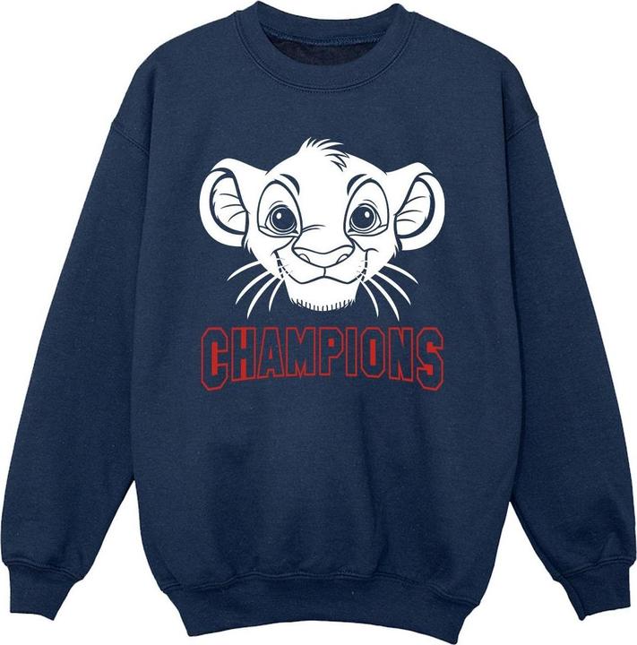 Produktbild Disney The Lion King Simba Face Champion Sweatshirt Mädchen (140, 146)
