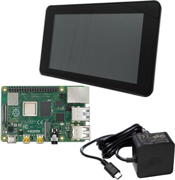 Raspberry Pi EB32646 - 4 B 4GB Bundle with Display Housing NT