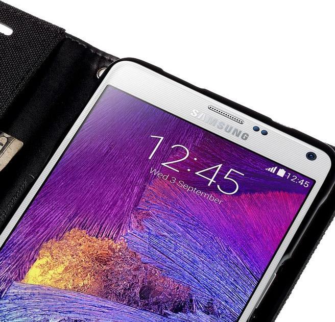 Immagine prodotto Goospery Serie Diario su tela (Samsung Galaxy Note 4)