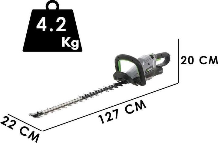 Produktbild EGO HTX 7500 RucksackHeckenschere mit BHX 1000 56V 5Ah Akkuhalter (Akkuheckenschere)