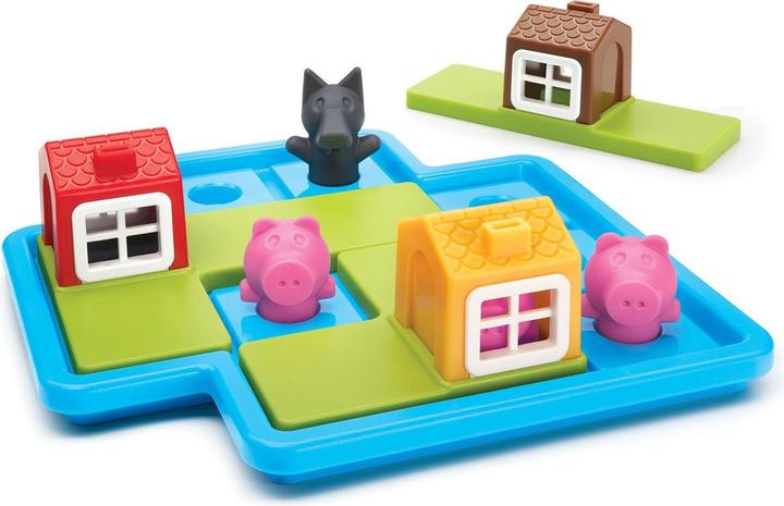 Immagine prodotto Smart Games Puzzle game Three Little Piggies - Deluxe (Tedesco, Italiano, Spagnolo, Inglese, Francese)