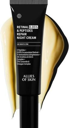 Actual product image Allies Of Skin Retinal 0.05% Peptides Repair Night Cream with Encapsulated Retinol