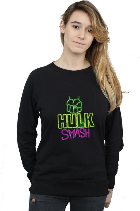 Actual product image Womens/Ladies Hulk Smash Sweatshirt (L)