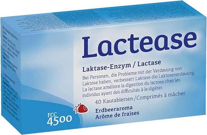 Produktbild Lactease LactoseEnzym 4500 (40 Stück, Tabletten, 40 g)